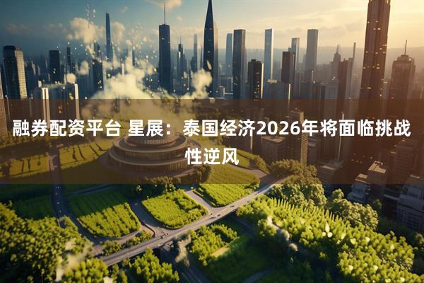 融券配资平台 星展：泰国经济2026年将面临挑战性逆风